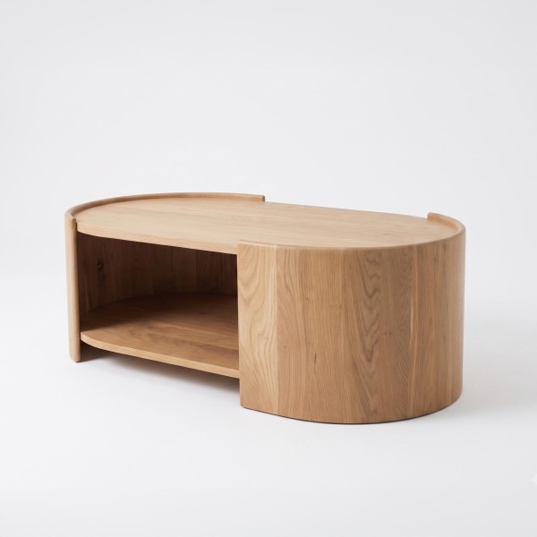 Design salontafel in massief eikenhout - Lago
