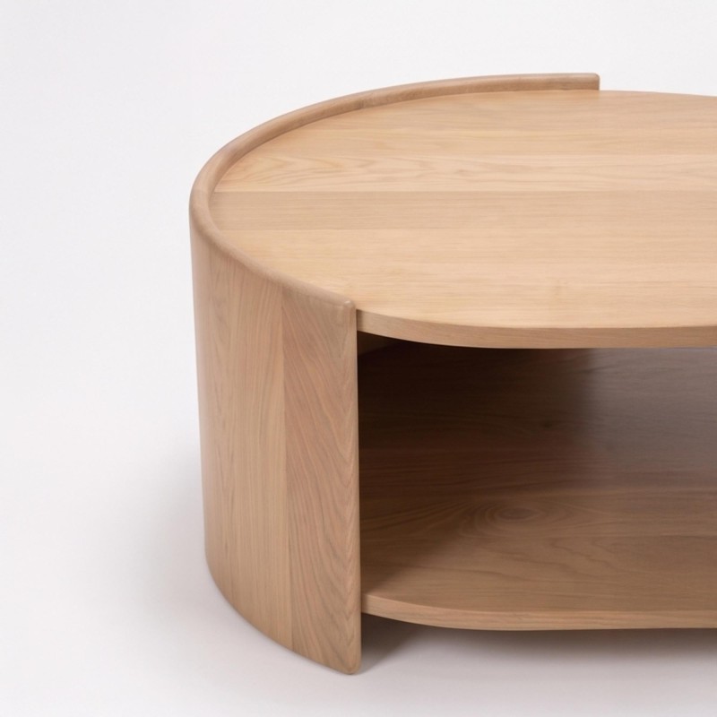 Design salontafel in massief eikenhout - Lago