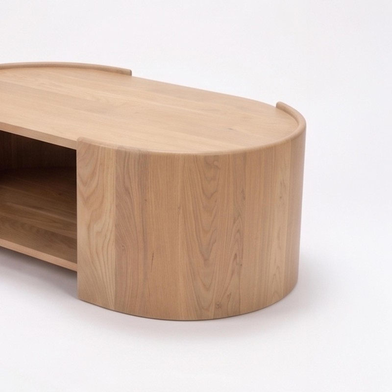 Design salontafel in massief eikenhout - Lago