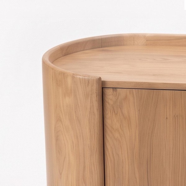 Dressoir in massief eikenhout met 3 deuren 165 cm - Lago