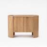 Dressoir in massief eikenhout met 2 deuren 110 cm - Lago