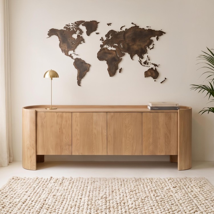 Massief eikenhouten dressoir 210 cm - Lago