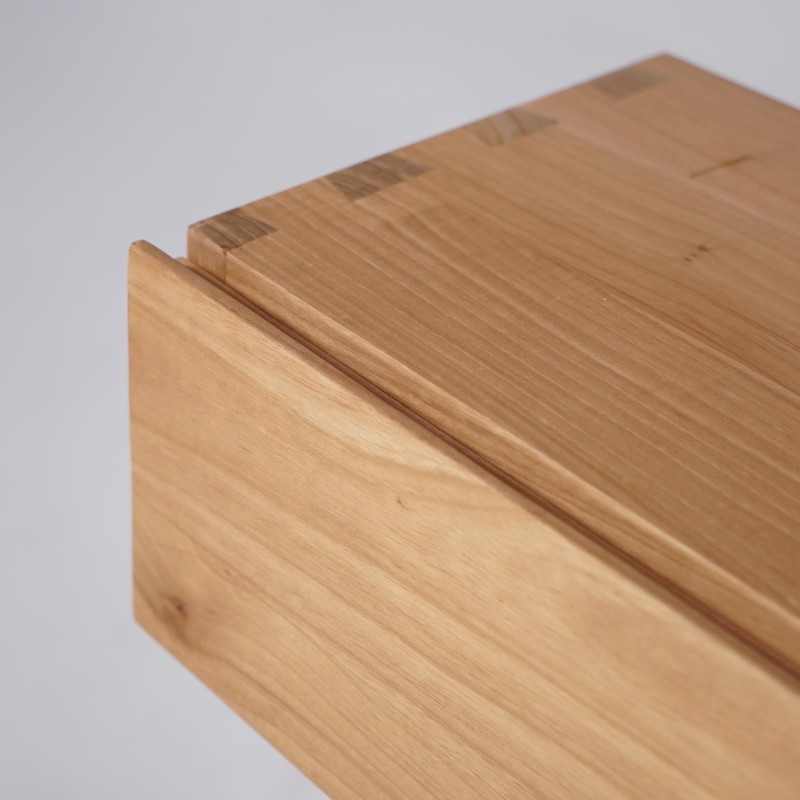 Hangend badkamermeubel onder wastafel van massief hout - Trinity