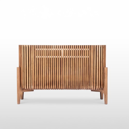 Badkamermeubel in massief teakhout 120 cm - Avani