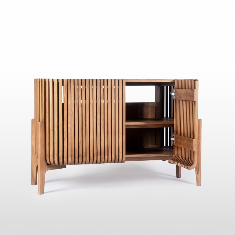 Badkamermeubel in massief teakhout 120 cm - Avani