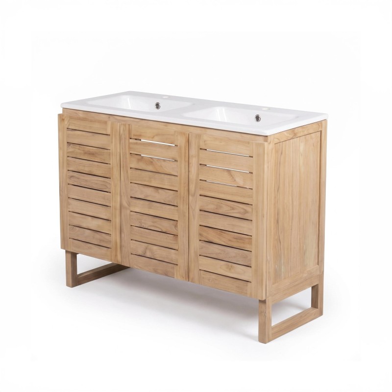 Badkamermeubel van massief teakhout 120 cm - Mentari
