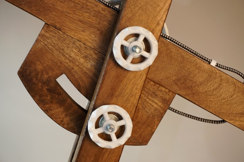 Industriële vloerlamp Acrobat WHITE