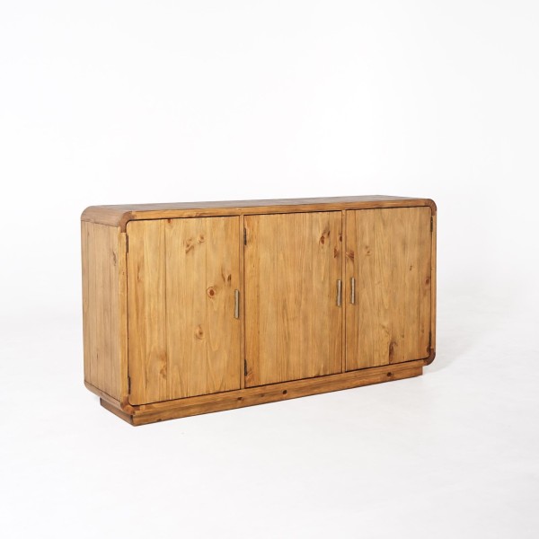 Dressoir in natuurlijk massief grenenhout 160 cm - Valdora