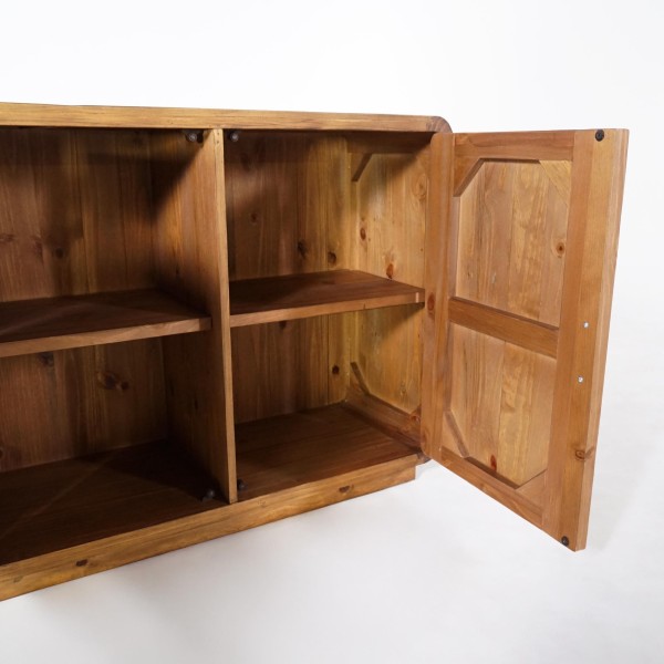 Dressoir in natuurlijk massief grenenhout 160 cm - Valdora