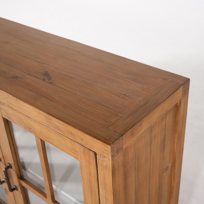 Dressoir in natuurlijk massief grenenhout 210 cm - Ashford