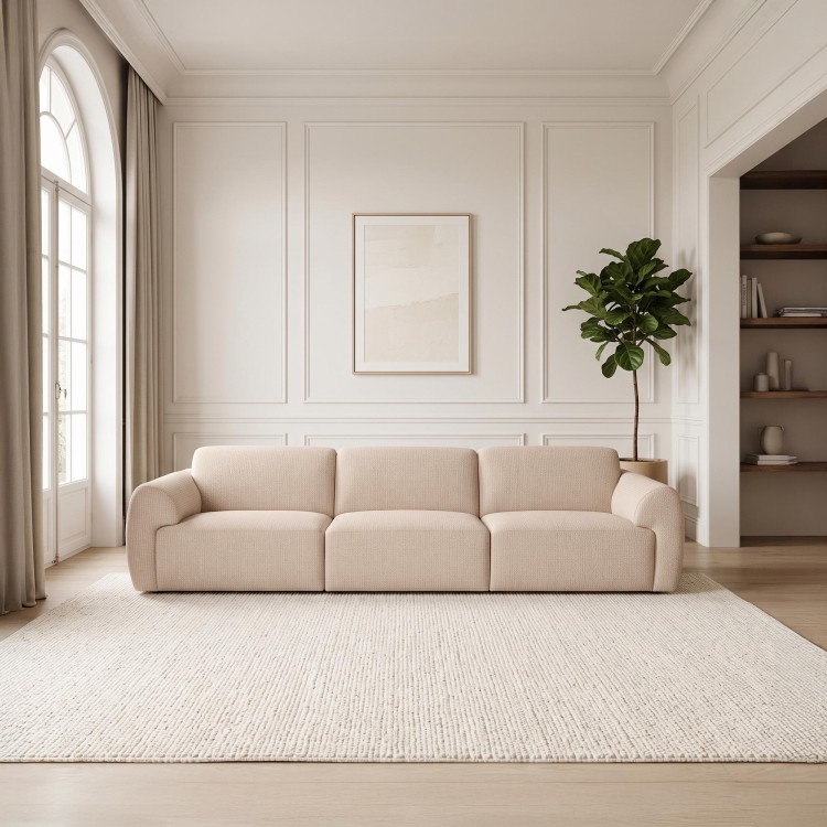 Comfortabele 4-zitsbank in stof - Viana