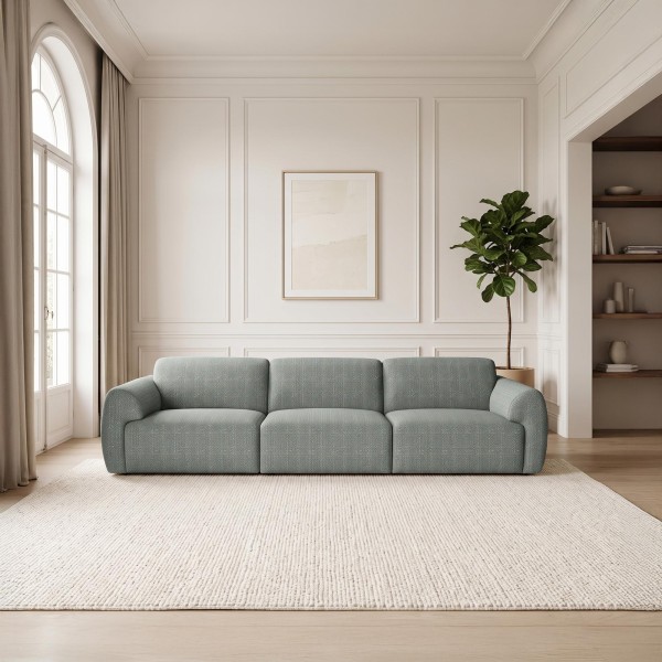 Comfortabele 4-zitsbank in stof - Viana