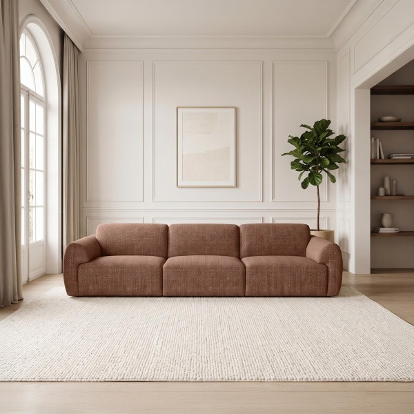 Comfortabele 4-zitsbank in stof - Viana