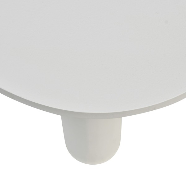 Witte design salontafel in composietmarmer - Arco