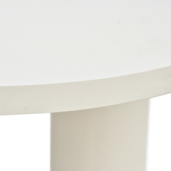 Witte design salontafel in composietmarmer - Arco