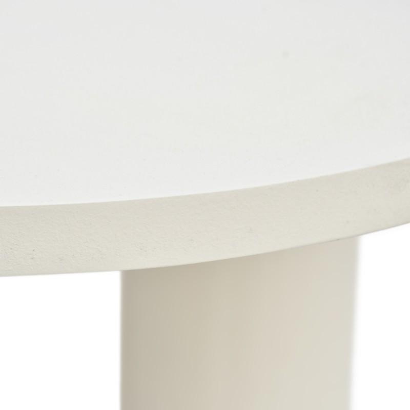 Witte design salontafel in composietmarmer - Arco