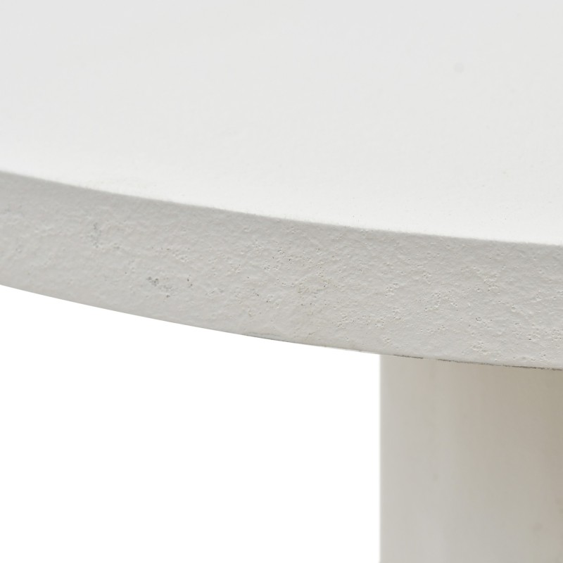Witte design salontafel in composietmarmer - Arco
