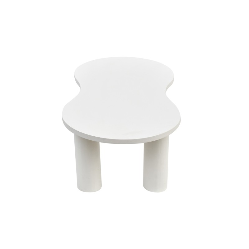 Witte design salontafel in composietmarmer - Arco