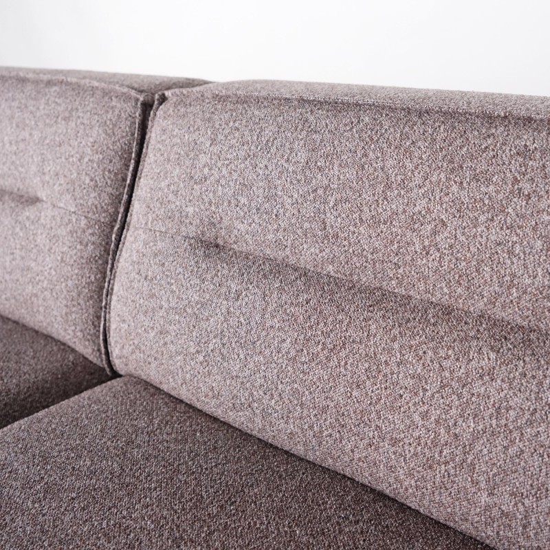 Hoekbank 5-zits in stof met chaise longue rechts - Zoya