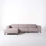 Hoekzetel 5-zits in stof met chaise longue links - Zoya