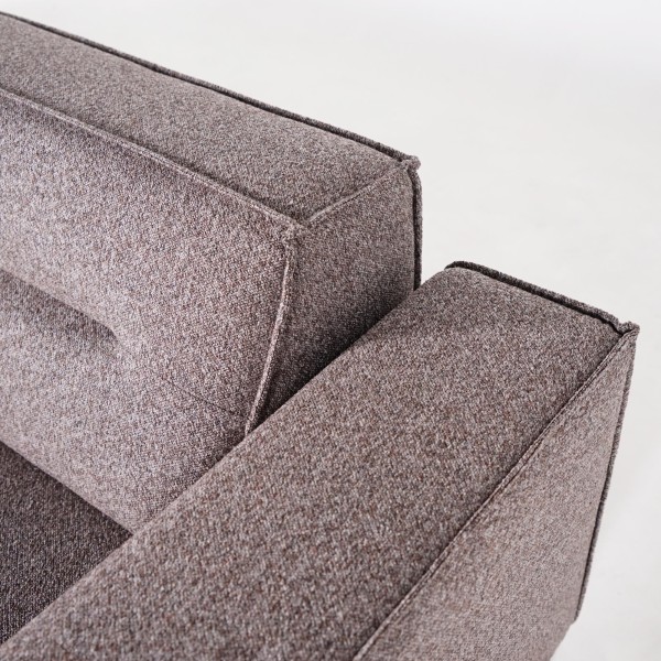 Hoekzetel 5-zits in stof met chaise longue links - Zoya