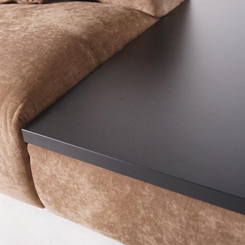 Hoekbank 5-zits met chaise longue rechts en geïntegreerde salontafel - Olya