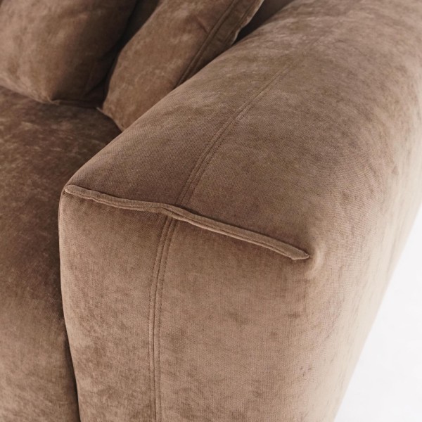 Hoekzetel 5-zits met chaise longue links en geïntegreerde salontafel - Olya