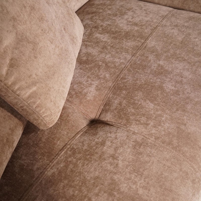 Hoekzetel 5-zits met chaise longue links en geïntegreerde salontafel - Olya
