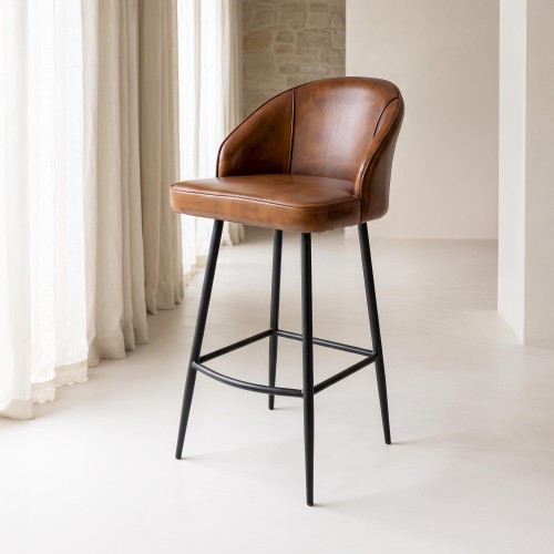 Lederen barstoel RITZ