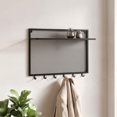 Industriële metalen wandkapstok