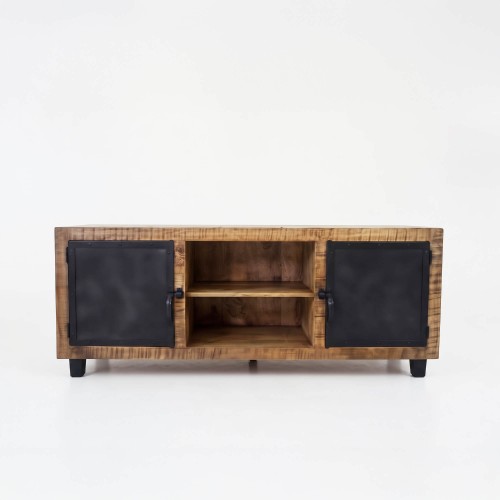 TV meubel hout en metaal BROOKLYN 150 cm