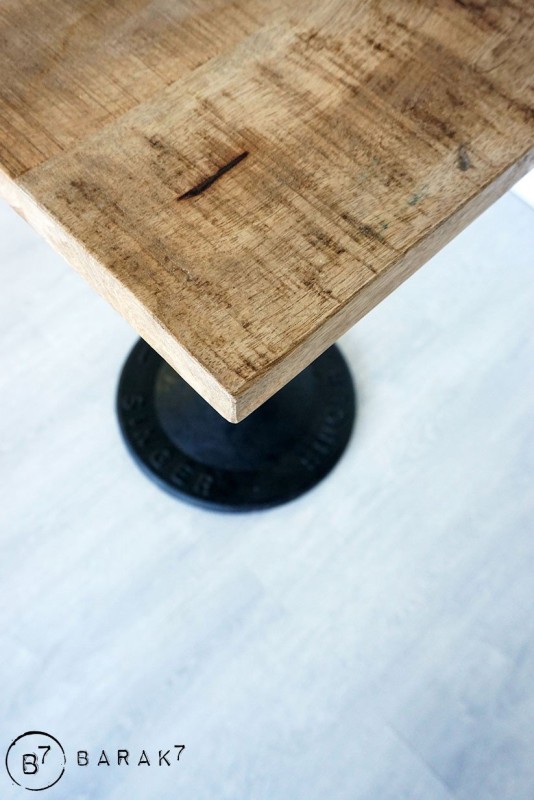 Vierkante hoge bistrotafel 70 cm