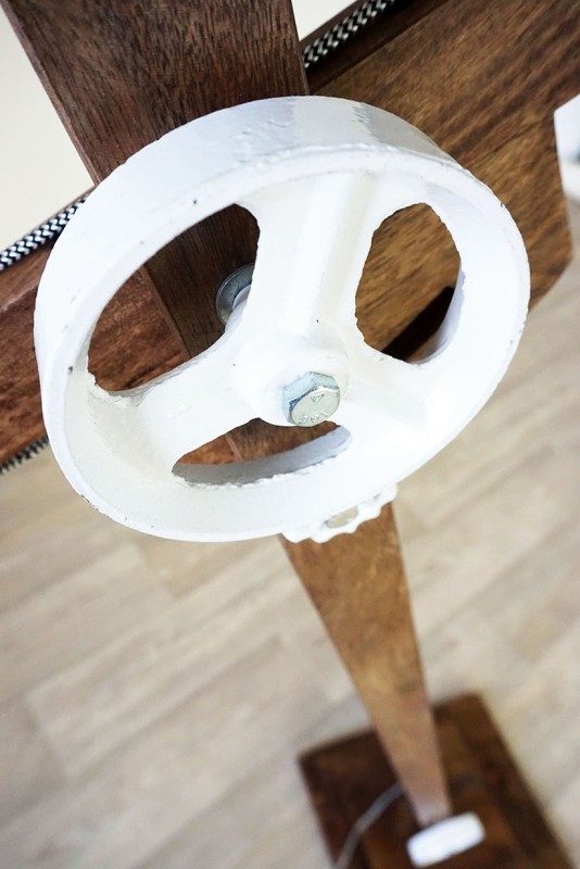 Industriële vloerlamp Acrobat WHITE