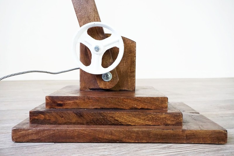 Industriële vloerlamp Acrobat WHITE