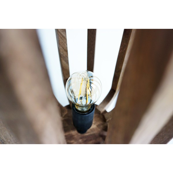 Suspension industrielle 4 lampes - Metalika