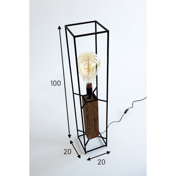 Suspension industrielle 4 lampes - Metalika