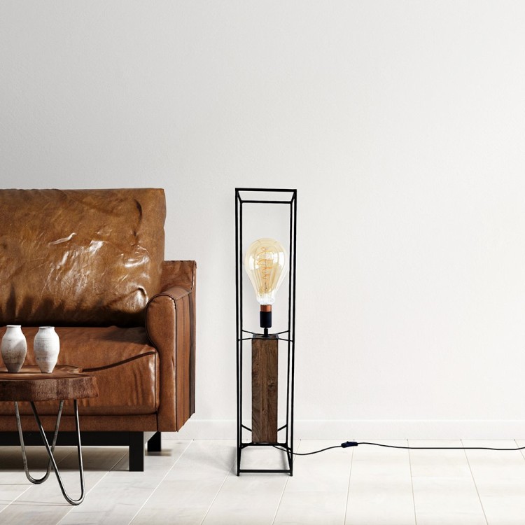 Suspension industrielle 4 lampes - Metalika