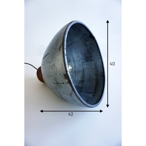 Suspension industrielle 4 lampes - Metalika