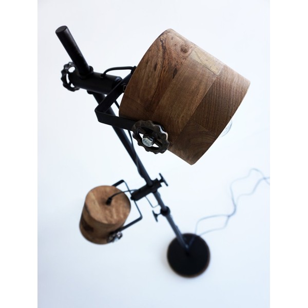 Suspension industrielle 4 lampes - Metalika
