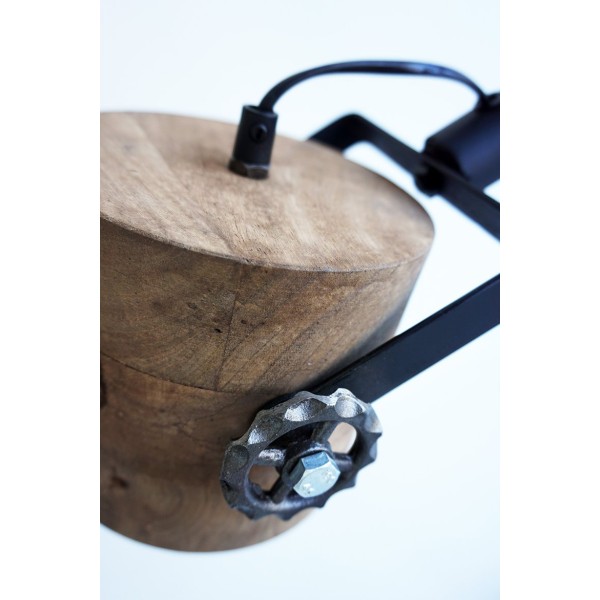 Suspension industrielle 4 lampes - Metalika