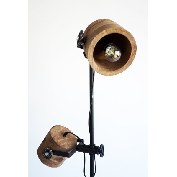 Suspension industrielle 4 lampes - Metalika