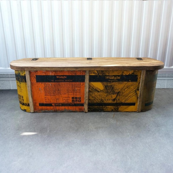 Console bois et métal