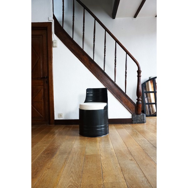 Industriële olievat fauteuil carbon