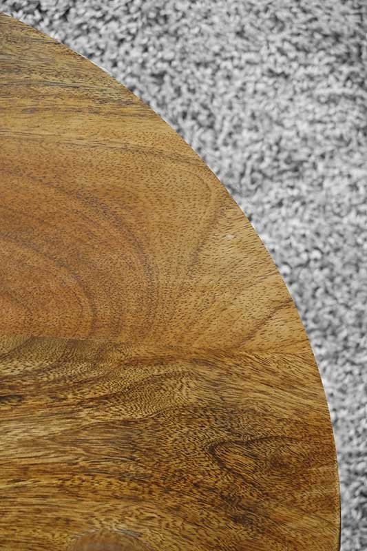 Ronde salontafel met metalen poten - Touch