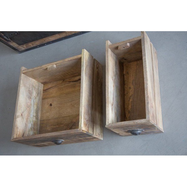 Industrieel dressoir met deuren antieke afwerking