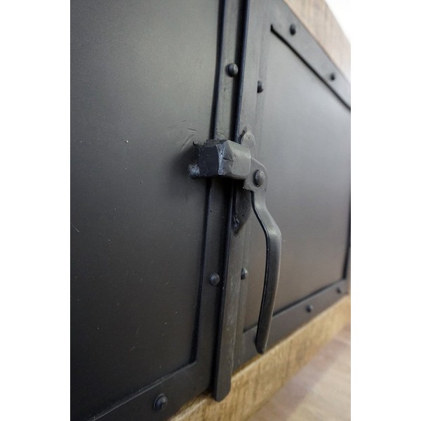 TV meubel hout en metaal BROOKLYN 115 cm