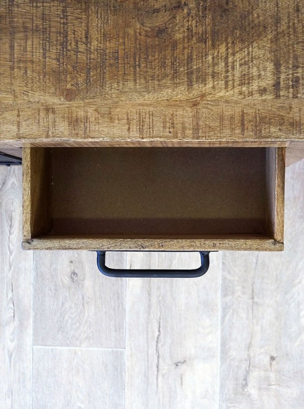 TV meubel hout en metaal BROOKLYN 115 cm