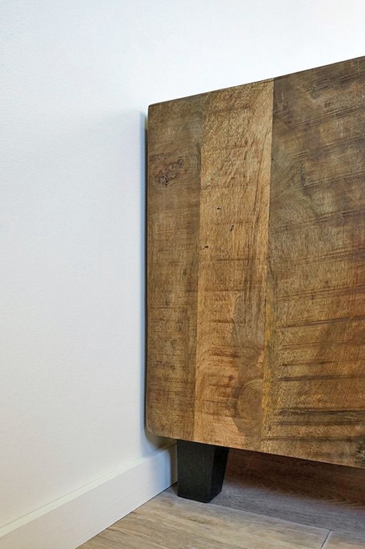TV meubel hout en metaal BROOKLYN 115 cm