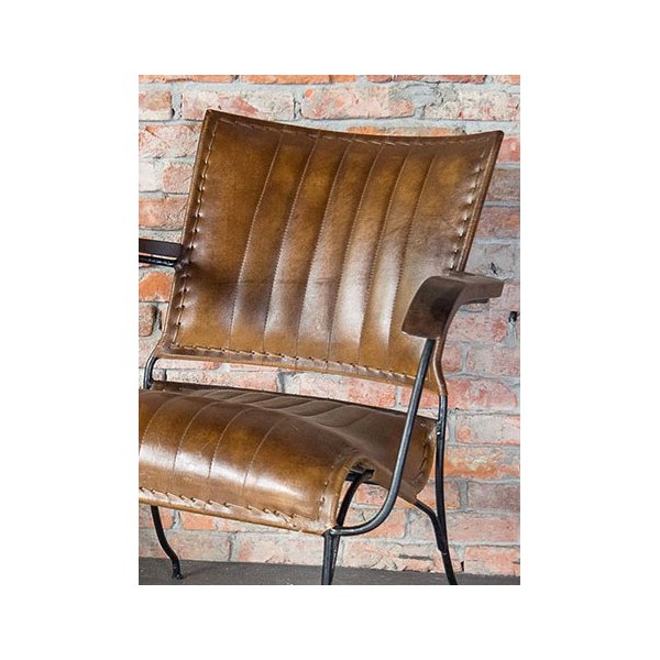 Vintage lederen Fauteuil COSY 1 zit