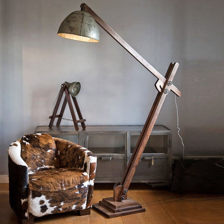 Industriële vloerlamp Acrobat